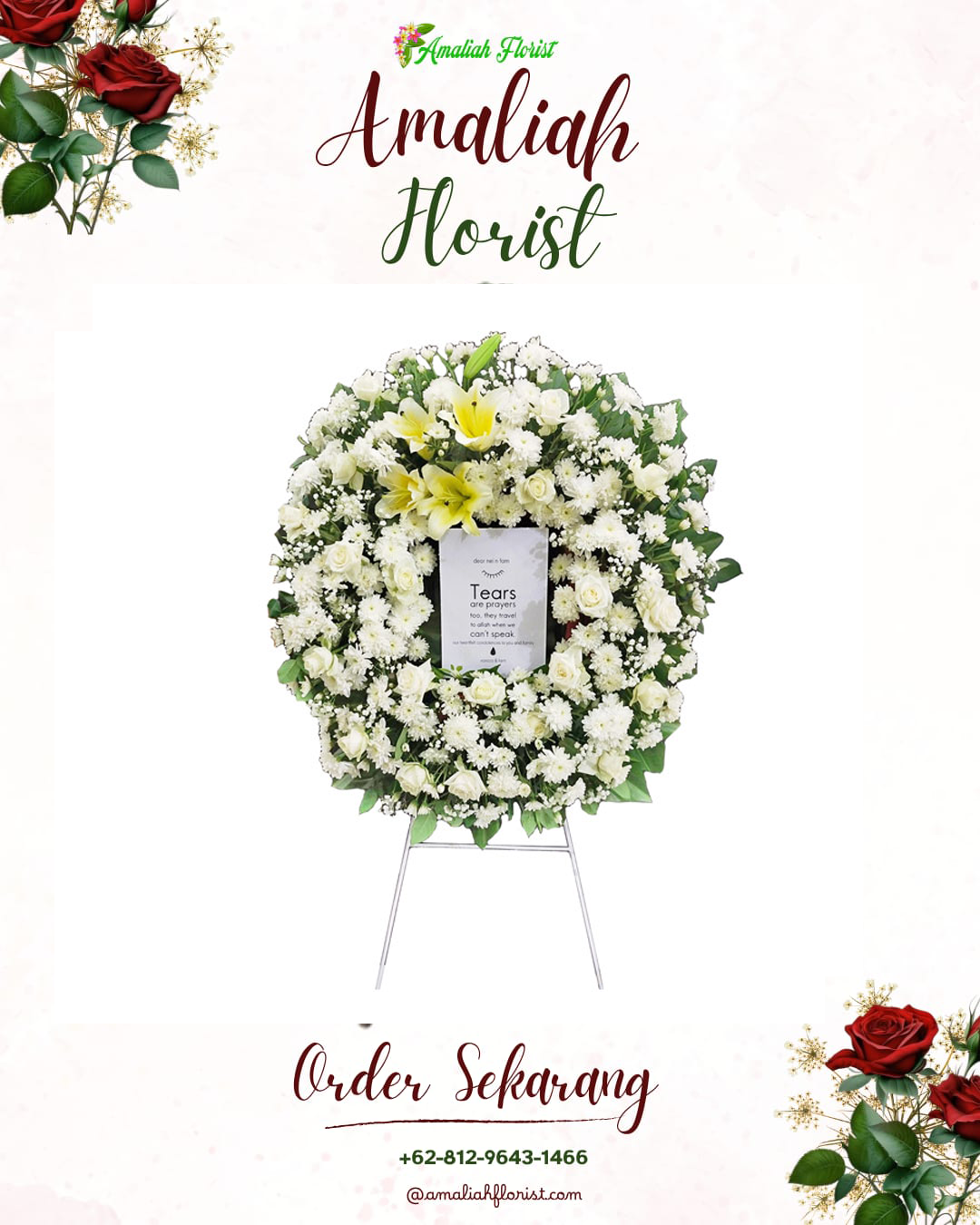 Krans Bunga Duka Sario